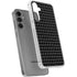 Black Grid Galaxy S24 Plus Clear Case